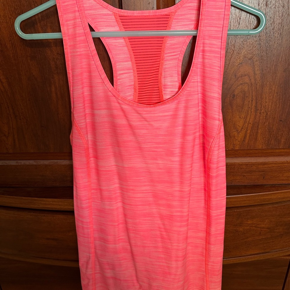 Danskin now, XL, 16/18, tangerine tank